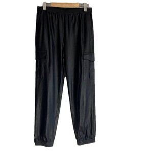 BCBGMAXAZRIA Faux leather Carpenter Joggers size Small(fits larger too)